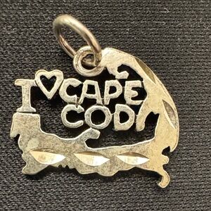 Sterling 925 Silver Brand New “I Love Cape Cod” Charm/Pendant